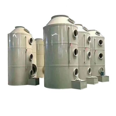 Industrial Waste Gas Treatment Equipment Desulfurization Pp Acid Mist Spray Absorber Scrubber Spray Tower