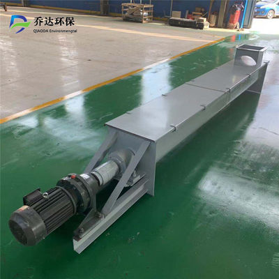 7.5Kw WLS300-N Screw Press Shaft Less Spiral Screw Conveyor Equipment