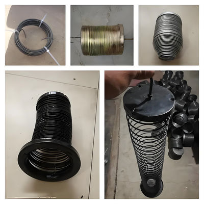 Customized Dust Bag Cage 10-80 80-120 120-240 10 Wires Match Filter Bags Round And Oval Filter Bag Cage