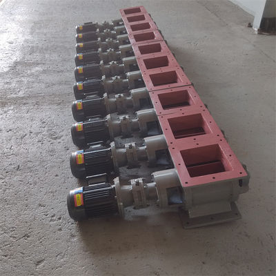 Motorized Rotary Valve Electric Impeller Feeder Dust Unload Discharge Airlock Rotary Valve