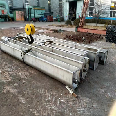 Medical Waste 304 Stainless Steel Shaftless Screw Conveyor 400~5000kg/H