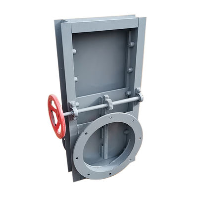 Open Closed Type Manual Knife Gate Valve Flange Cast Steel Wafer Knife Gate Valve