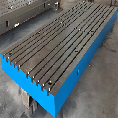 Machine Tool Cast Iron Test Platform Inspection T Slots Worktable Surface Plate Platform