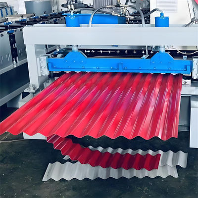 Galvanized Steel Tile Pressing Machine Glazed Tile Making Machine