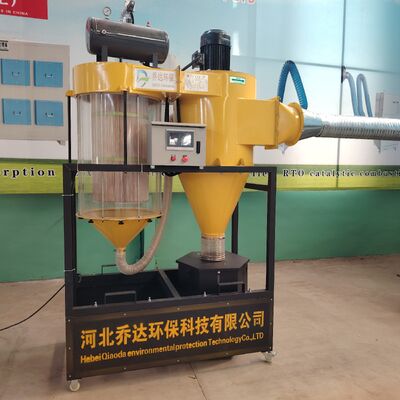 Dual-Stage Cyclone Dust Collector High Efficiency Custom Woodworking Workshop Sawdust Control