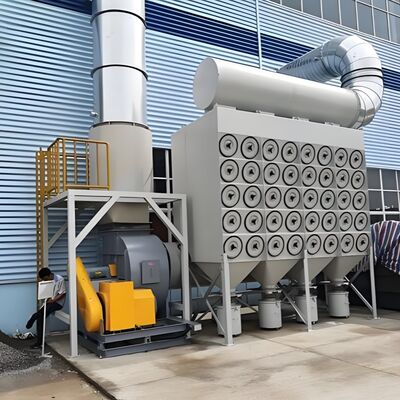 Large-scale factory laser cutting dust purification equipment - Pulse filter cartridge dust collector