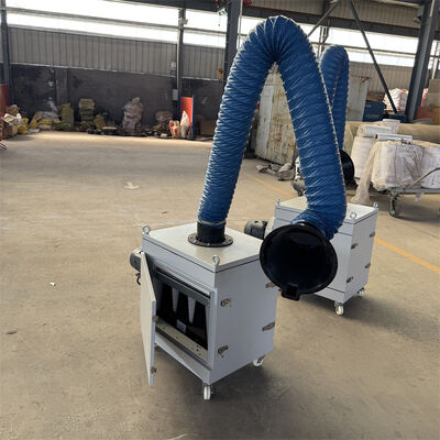 Industrial Dust Collector Portable Welding Fume Extractor With Suction Arm