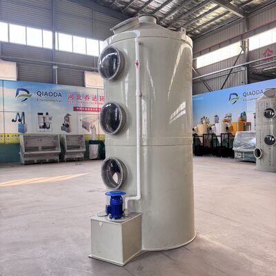 Customized Acid Alkali Waste Gas Treatment PP/SS Material Wet Scrubber Spray Tower