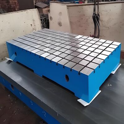HT250 Cast Iron Welding Fixture Table | Precision Ground T-Slot Welding Surface Plate