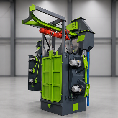Automatic Hook Type Shot Blasting Machine with Dust Collector for Metal Surface Cleaning