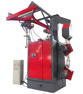 Q376 Hook Type Shot Blasting Machine | Heavy Duty Steel Structure Automatic Metal Surface Cleaning Equipment
