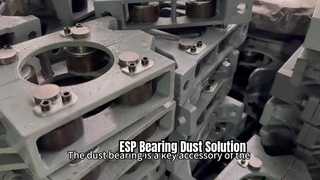 Electrostatic dust collector accessories - bearing in the dust