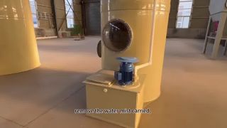Spray scrubber