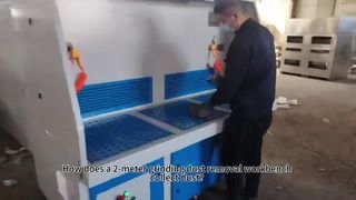 Metal Grinding Table with Dust Extraction